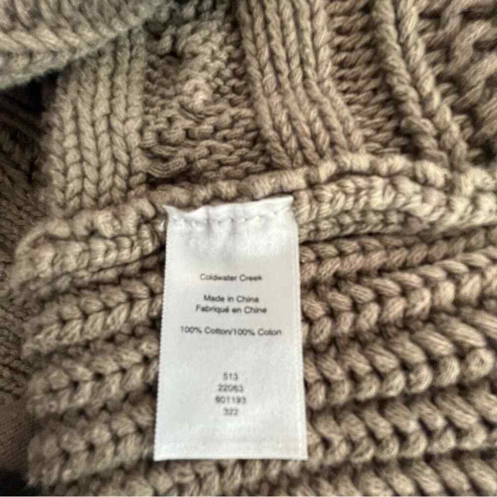 Coldwater Creek Vintage wash mixed pattern cardigan Small Petite - Picture 9 of 11